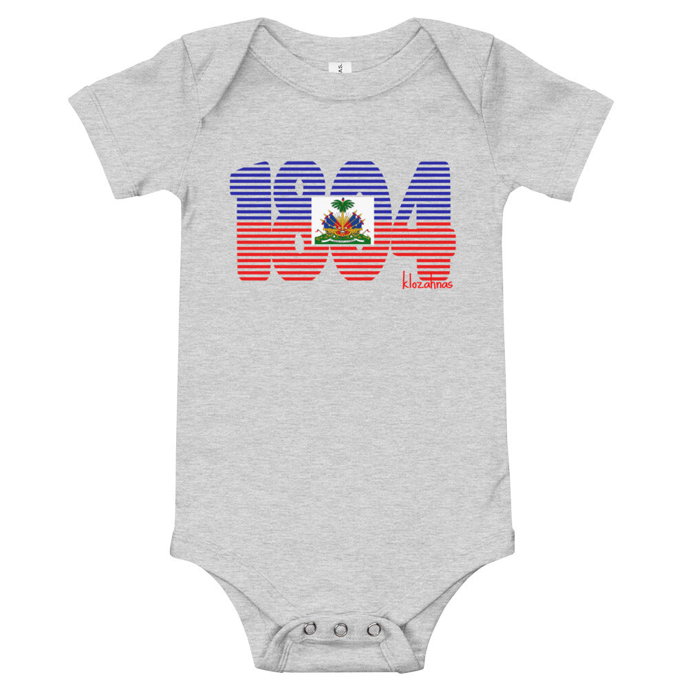 Baby short sleeve 1804 one piece