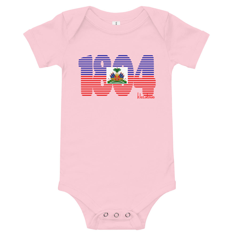 Baby short sleeve 1804 one piece