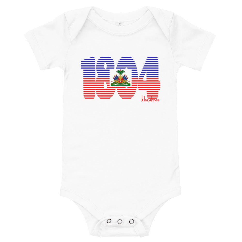 Baby short sleeve 1804 one piece