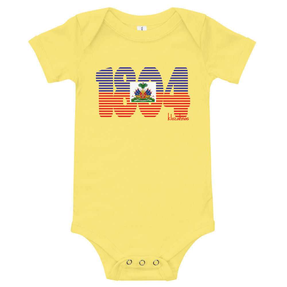 Baby short sleeve 1804 one piece
