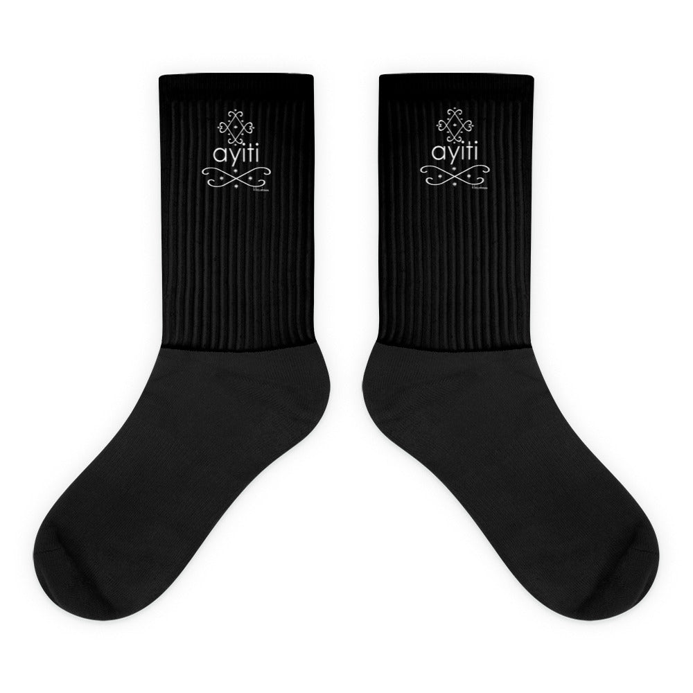 Ayiti Black Socks