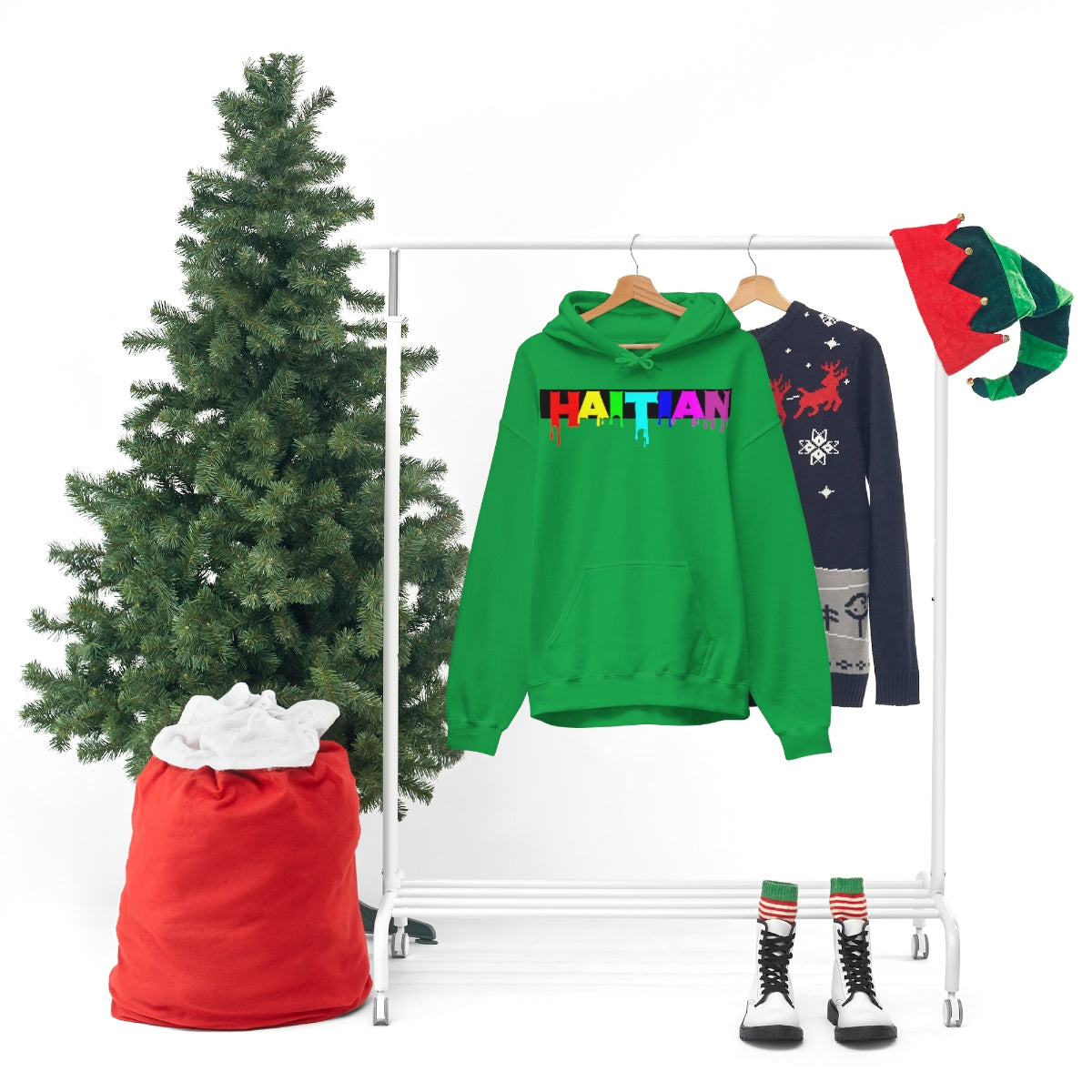 Haitian Drip Pullover Hoodie