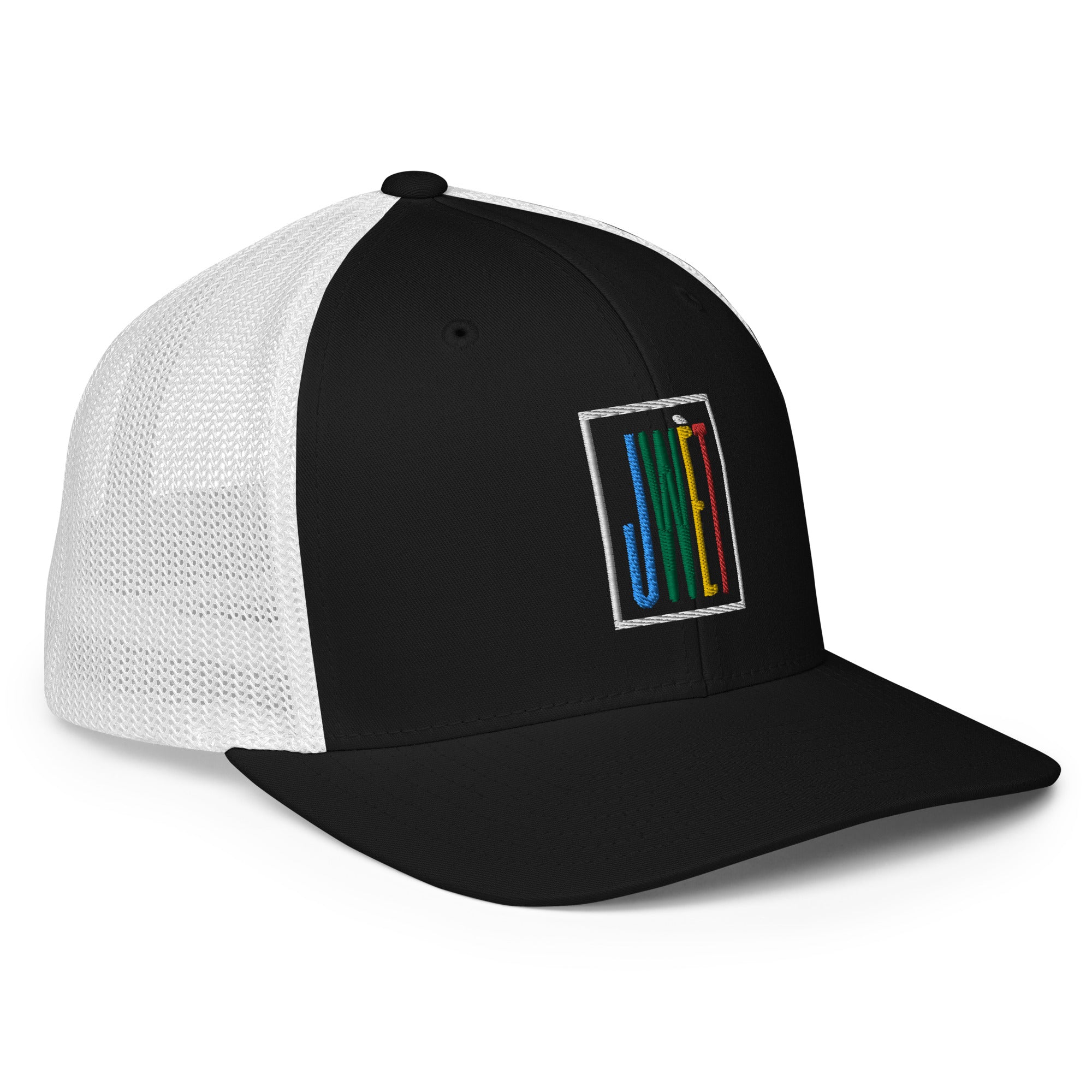 Mesh back Jwet trucker cap