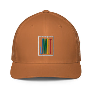 Mesh back Jwet trucker cap