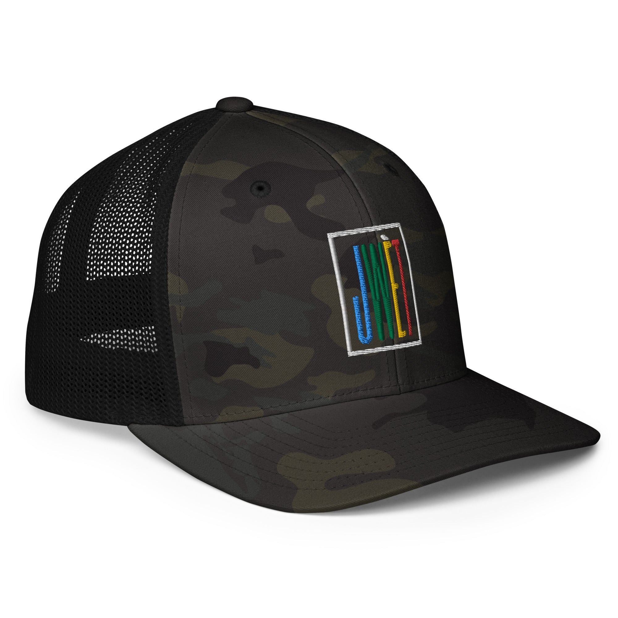 Mesh back Jwet trucker cap