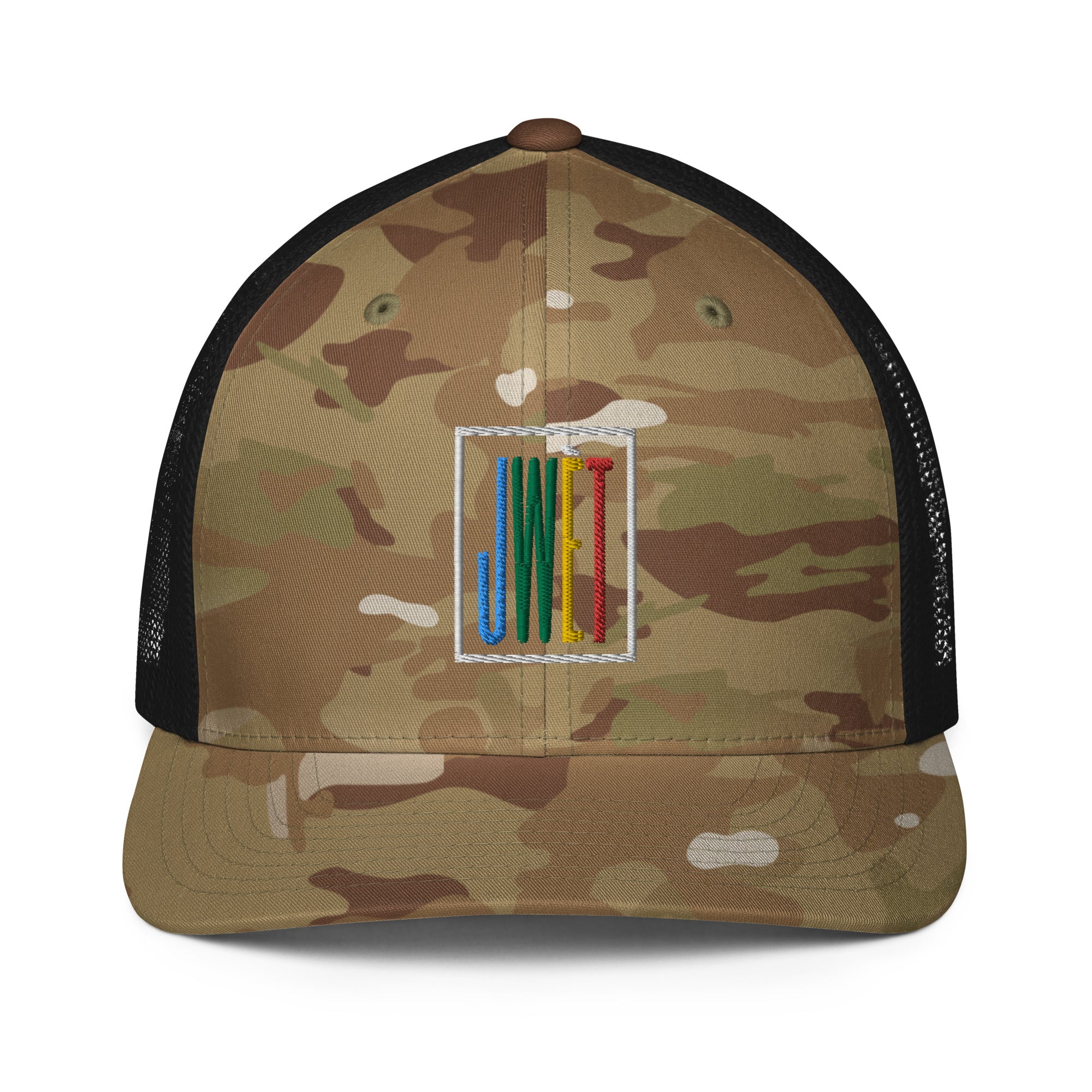 Mesh back Jwet trucker cap