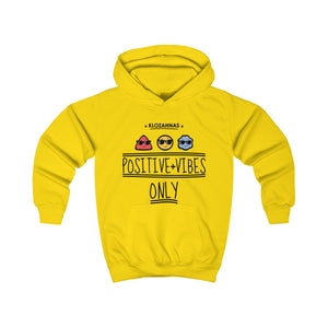 positive vibes kids hoodie
