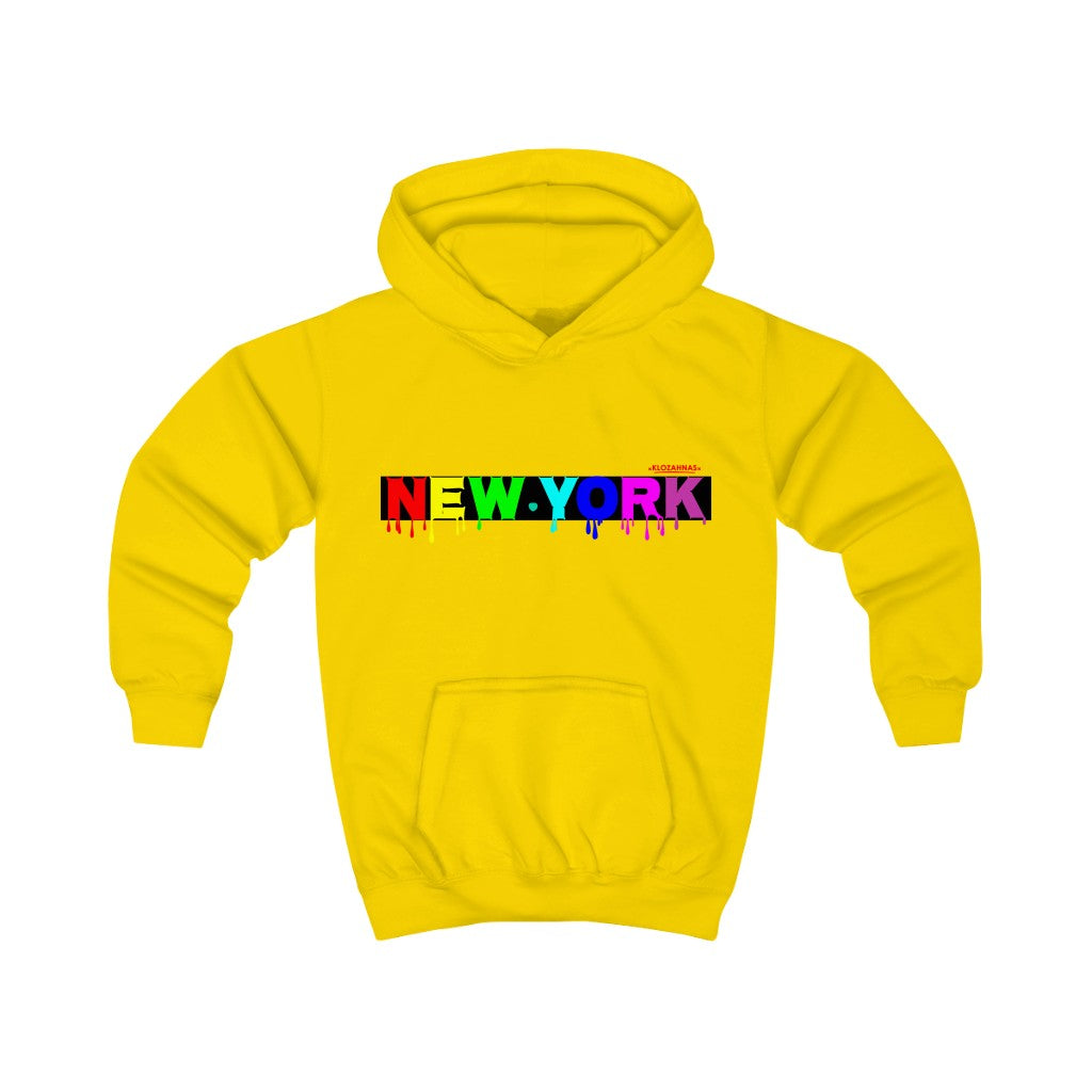 New York Drip - Kids Hoodie - Klozahnas