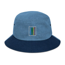 Load image into Gallery viewer, JWET Denim bucket hat
