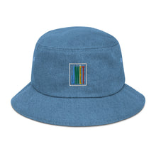 Load image into Gallery viewer, JWET Denim bucket hat
