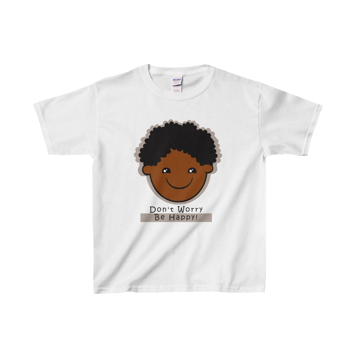 Be Happy - Boys Heavy Cotton™ Tee