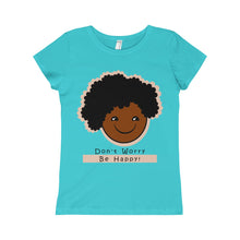 Load image into Gallery viewer, Be Happy - Girls Princess Tee
