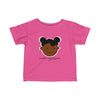 Black Emoji Baby Girl T-Shirt - African American Emoji Baby Girl T-Shirt - Fun Kids T-shirt