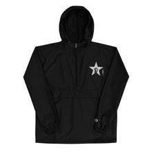 Load image into Gallery viewer, Black Star Packable Jacket
