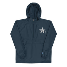 Load image into Gallery viewer, Black Star Packable Jacket
