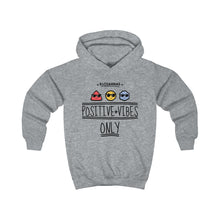 Load image into Gallery viewer, positive vibes kids hoodie

