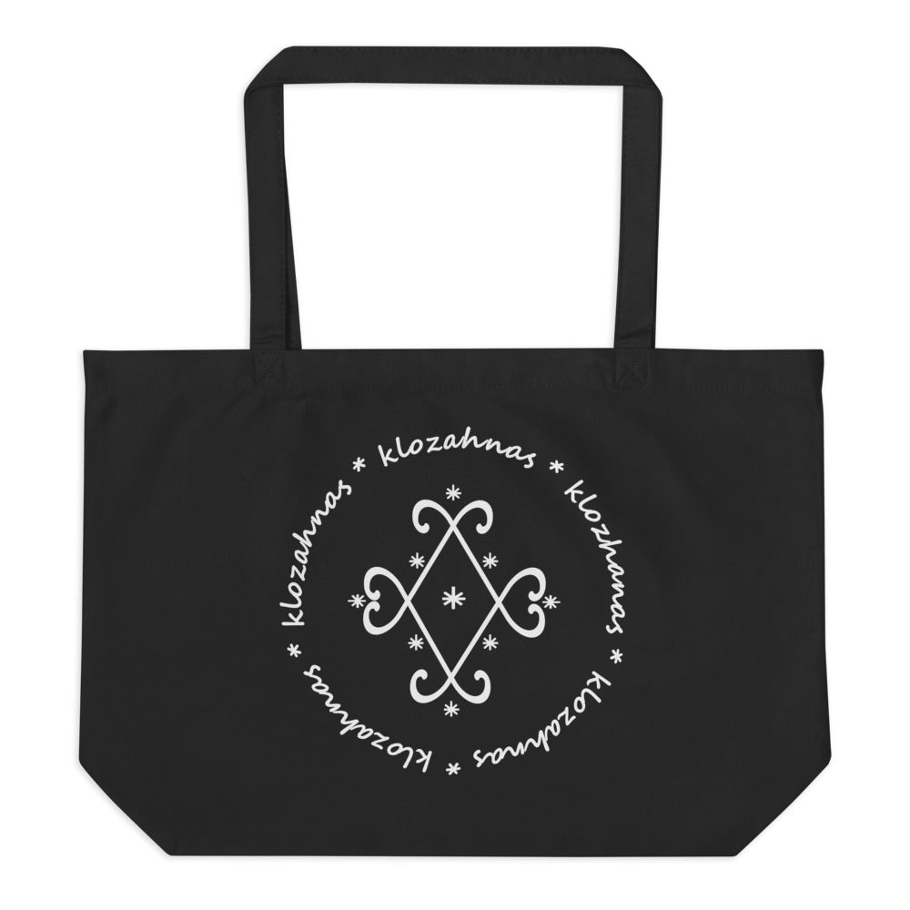Klozahnas Large organic tote bag