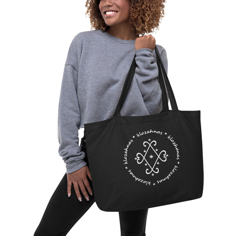 Klozahnas Large organic tote bag