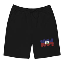 Load image into Gallery viewer, 1804 Haitian Flag Men&#39;s Fleece Shorts
