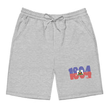 Load image into Gallery viewer, 1804 Haitian Flag Men&#39;s Fleece Shorts
