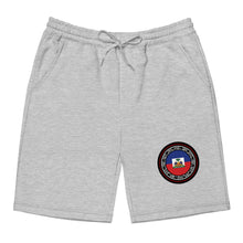 Load image into Gallery viewer, Haitian Flag Emblem Men&#39;s Fleece Shorts
