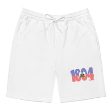 Load image into Gallery viewer, 1804 Haitian Flag Men&#39;s Fleece Shorts
