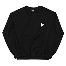 Load image into Gallery viewer, Black Heart Oversized Sweatshirt
