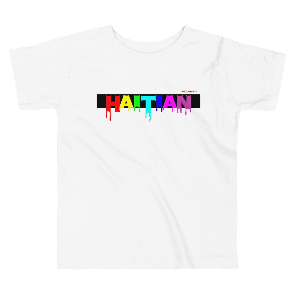 Haitian Drip Toddler Short Sleeve Tee