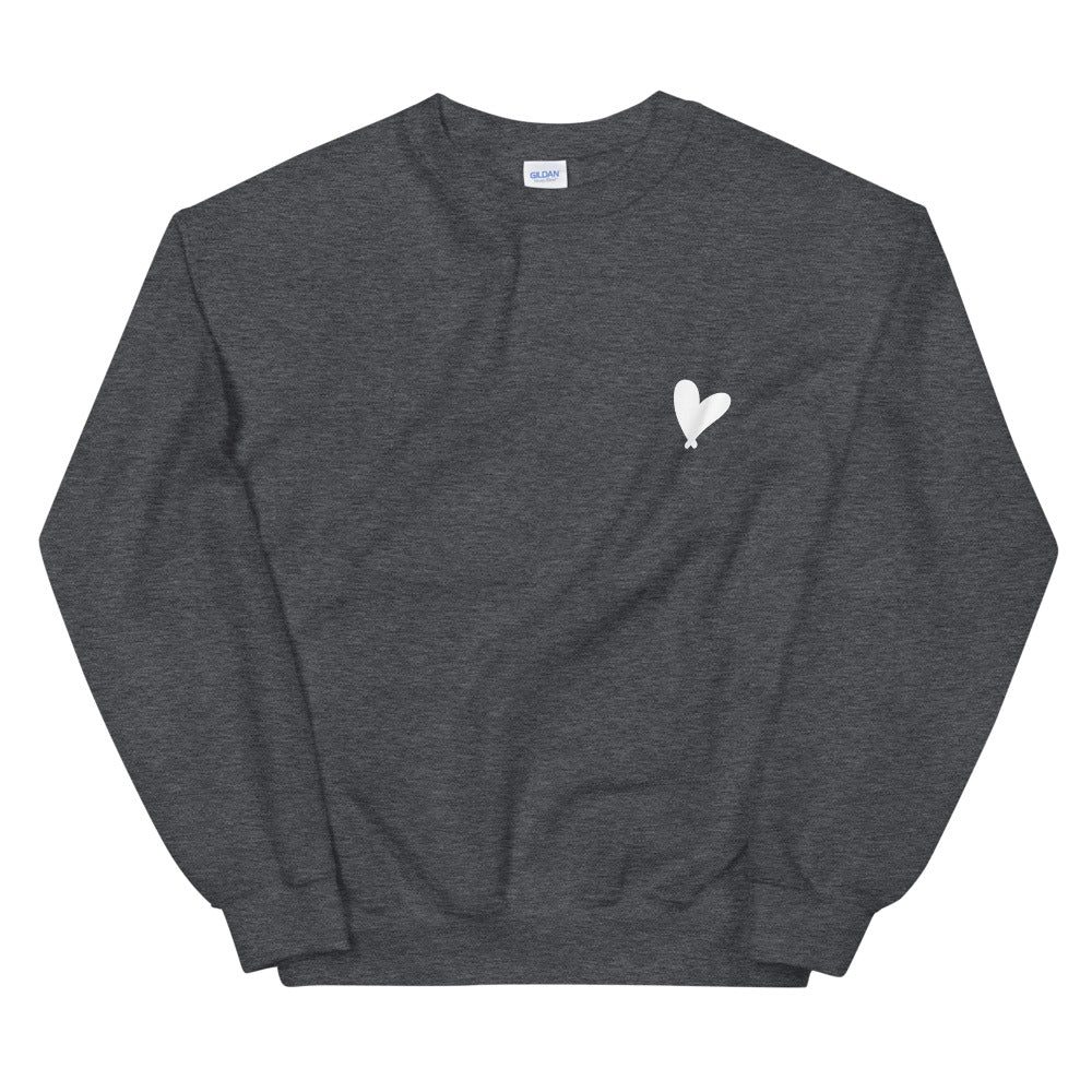 Black Heart Oversized Sweatshirt
