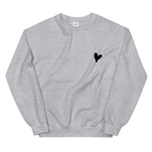 Load image into Gallery viewer, Black Heart Oversized Sweatshirt
