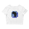 Africa Women Crop Top - Blue