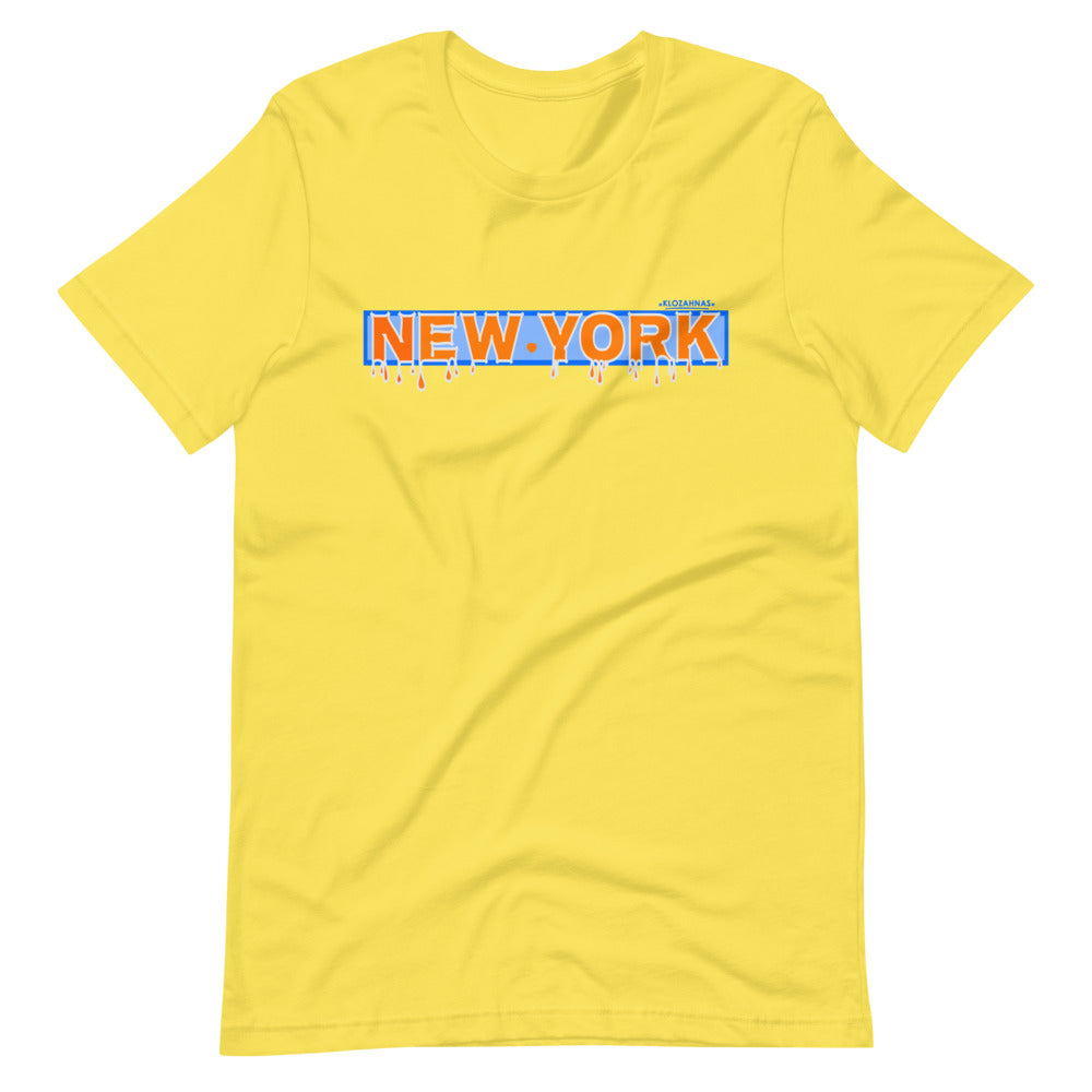 New York Drip T-Shirt - NY Knicks Colors