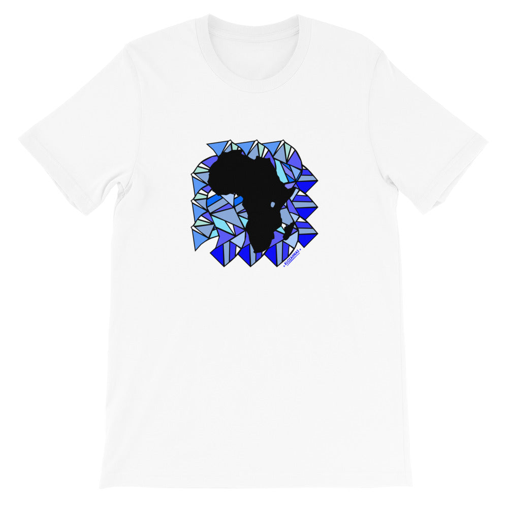African Continent T-Shirt - Blue