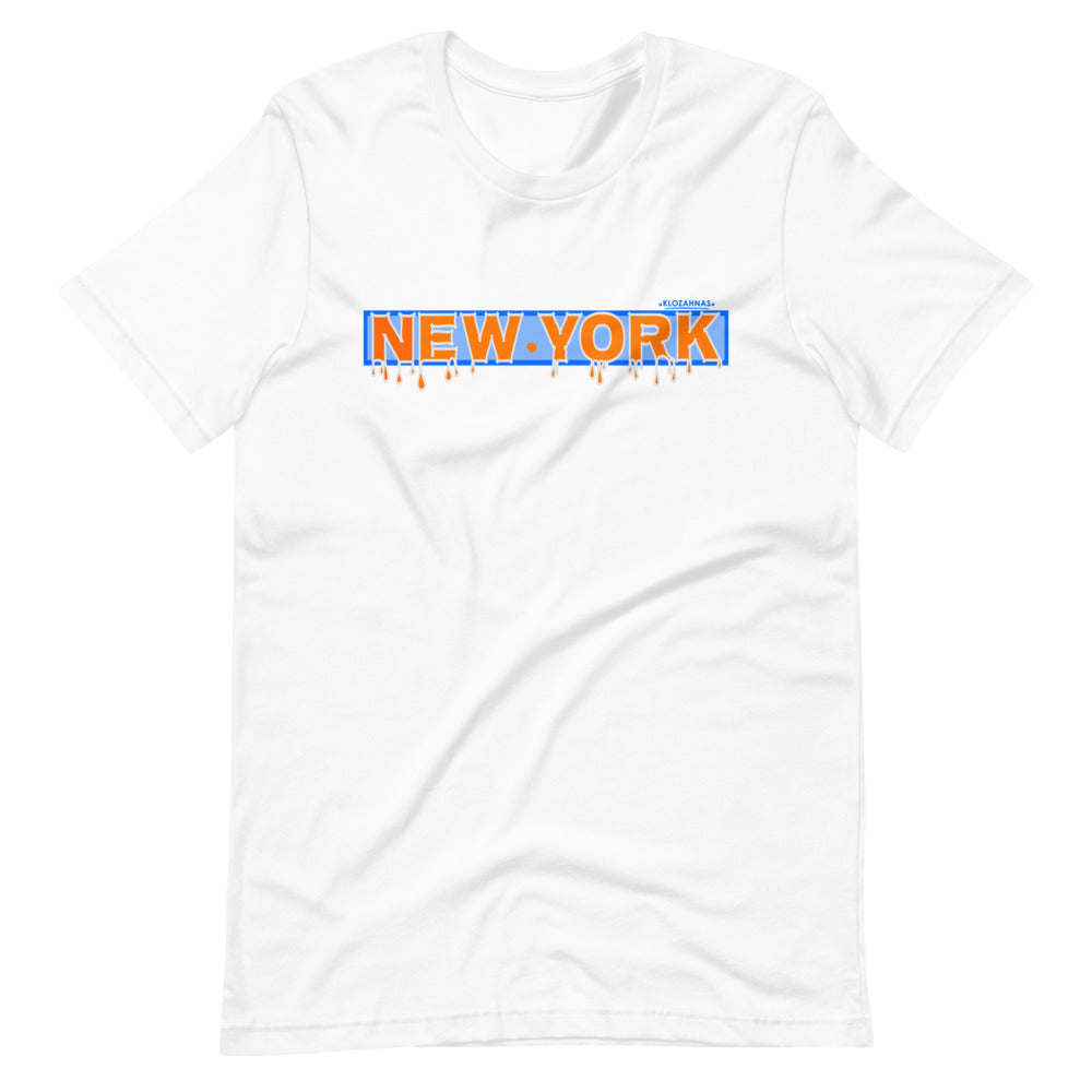 New York Drip T-Shirt - NY Knicks Colors