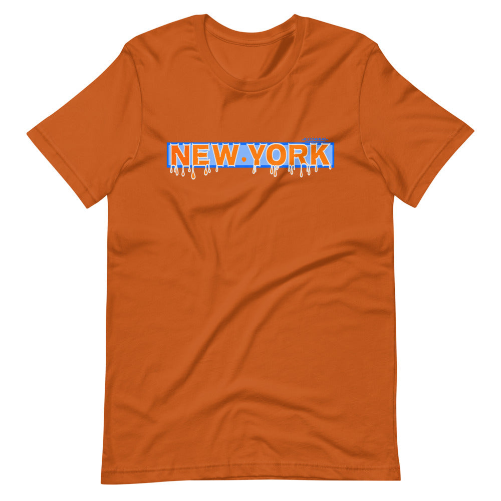 New York Drip T-Shirt - NY Knicks Colors