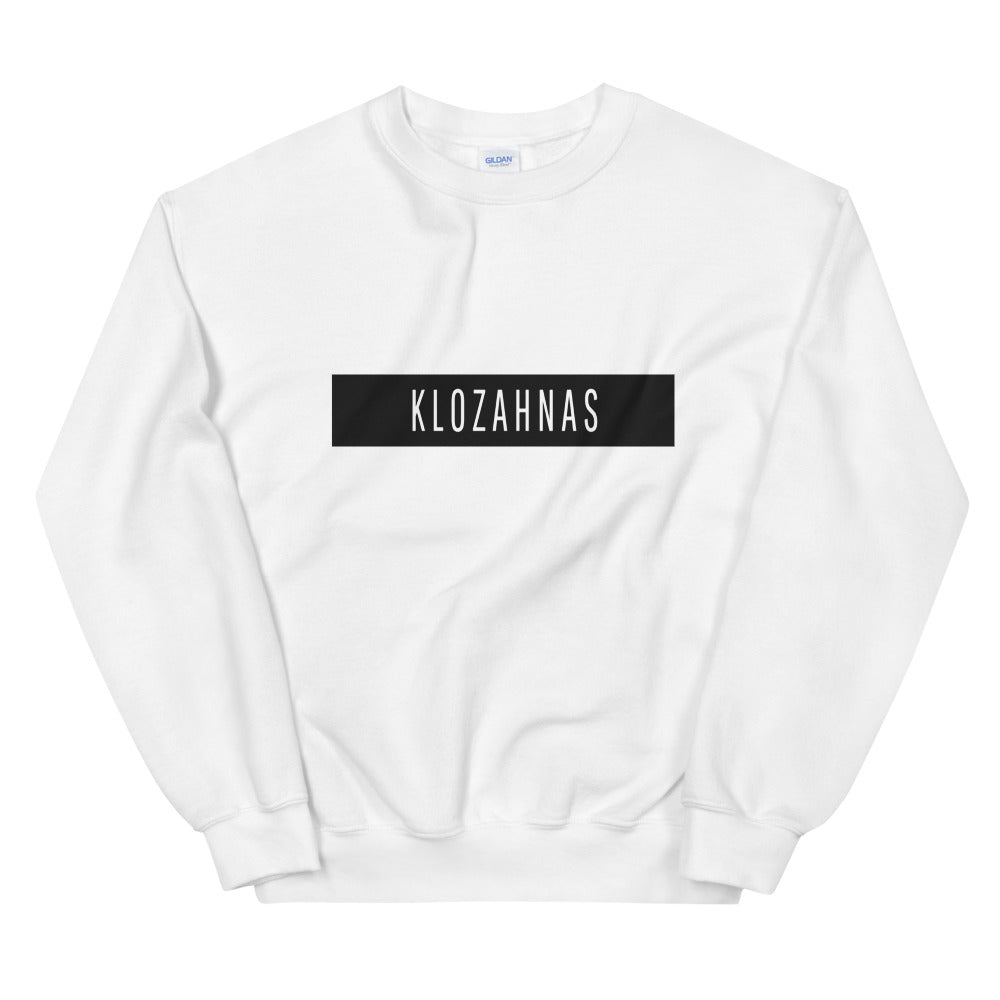 Klozahnas Logo Oversized Sweatshirt
