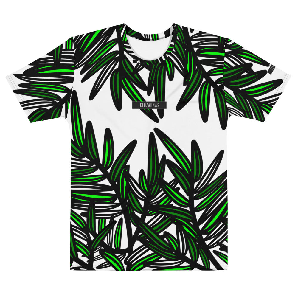 Tropical Ferns Crew Neck T-shirt (Men)