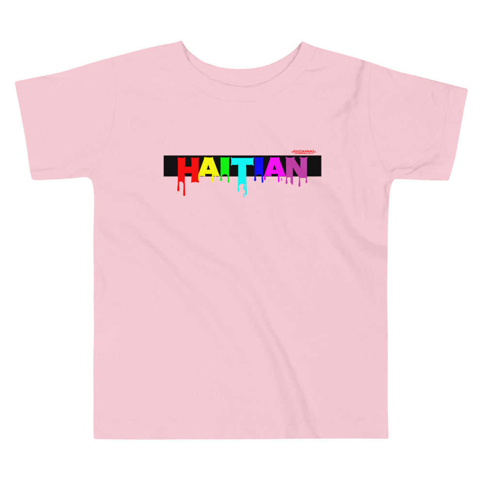 Haitian Drip Toddler Short Sleeve Tee