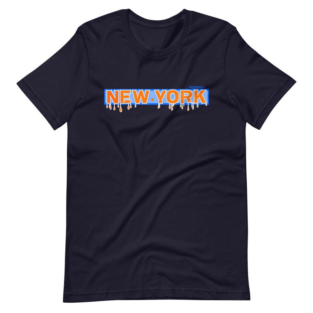 New York Drip T-Shirt - NY Knicks Colors