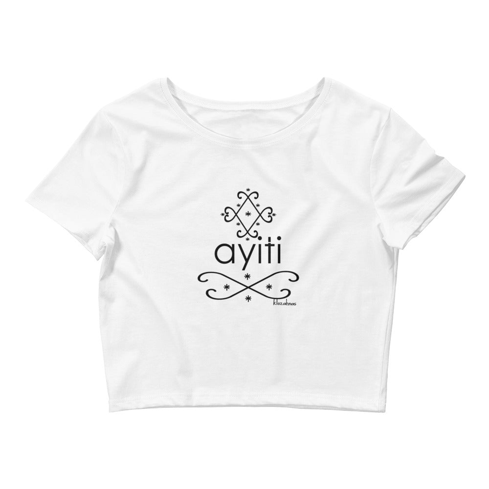 Haiti Crop Top - Haiti Crop T-shirt - Haitian Crop T-shirt
