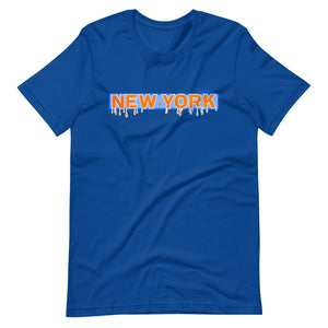 New York Drip T-Shirt - NY Knicks Colors