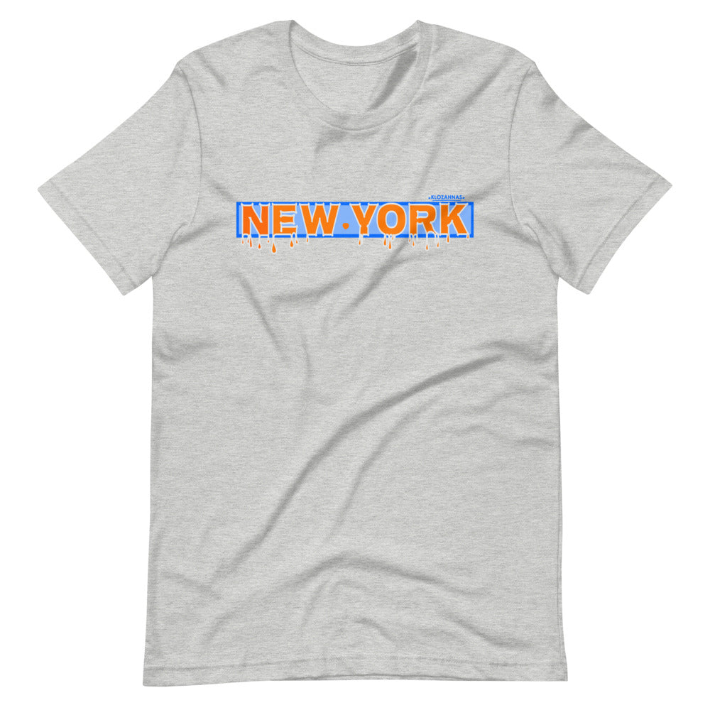 New York Drip T-Shirt - NY Knicks Colors