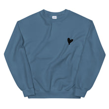 Load image into Gallery viewer, Black Heart Oversized Sweatshirt
