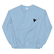 Load image into Gallery viewer, Black Heart Oversized Sweatshirt
