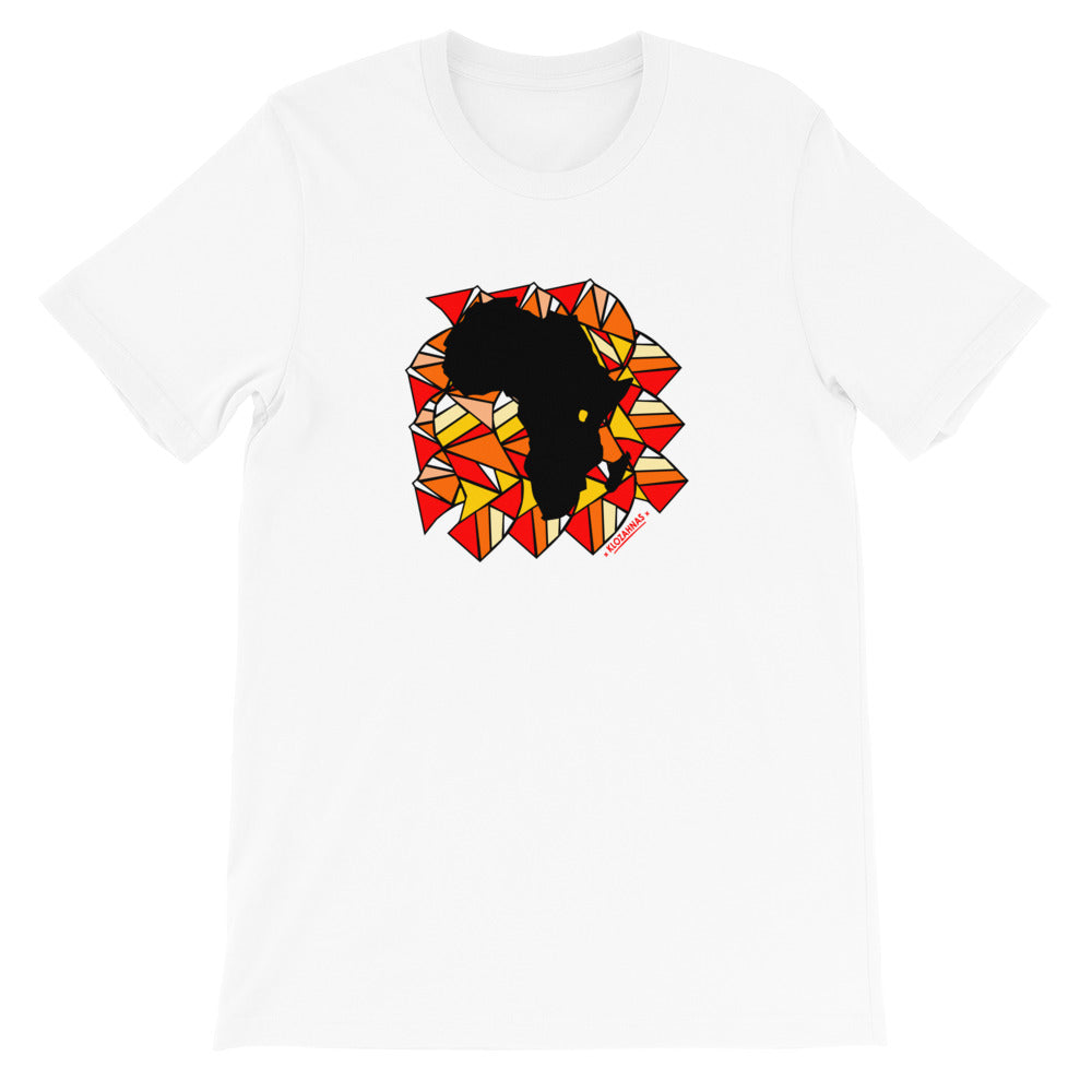 African Continent T-Shirt - Red
