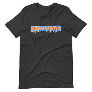 New York Drip T-Shirt - NY Knicks Colors