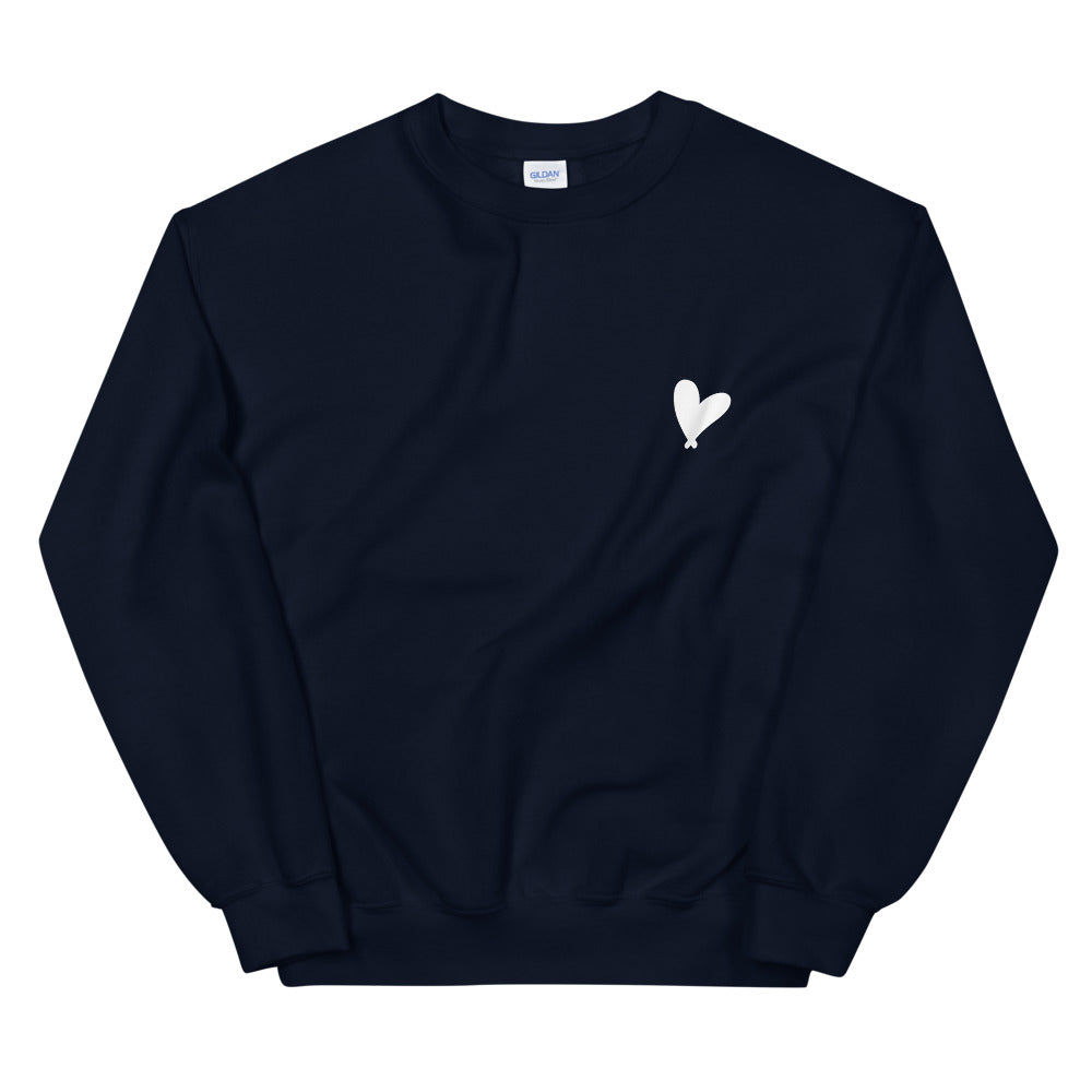 Black Heart Oversized Sweatshirt