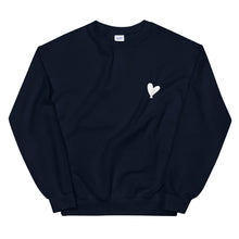 Load image into Gallery viewer, Black Heart Oversized Sweatshirt
