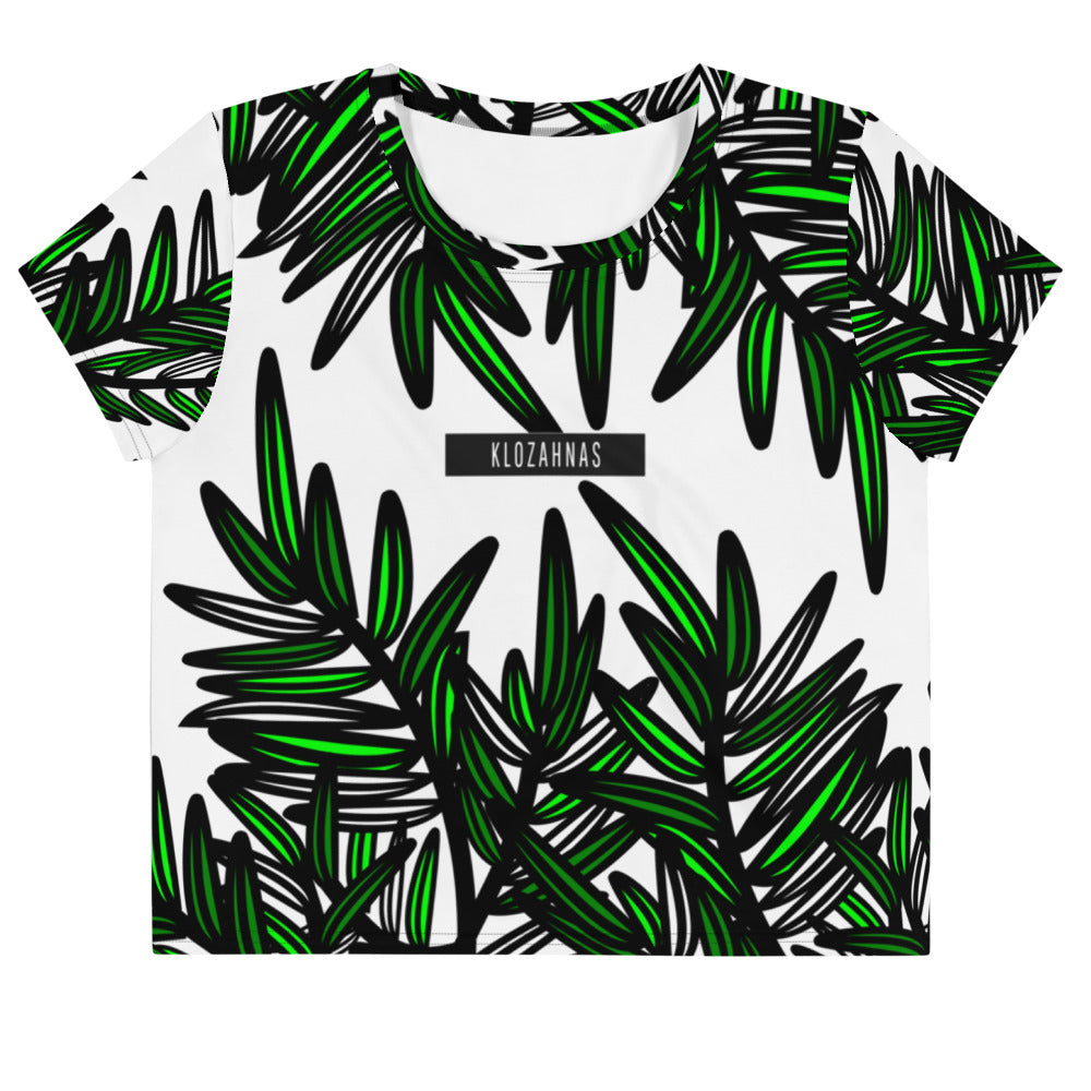 Tropical Ferns Crop Tee