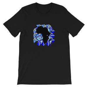 African Continent T-Shirt - Blue